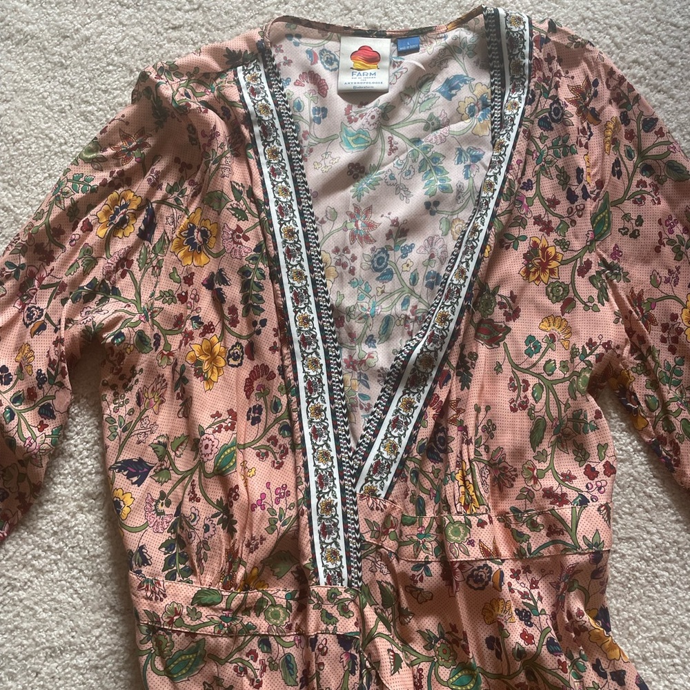 Farm rio maxi wrap dress